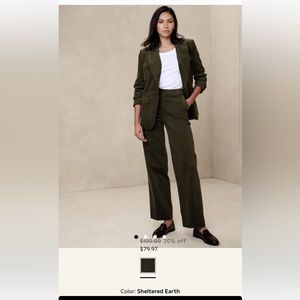 Banana Republic Corduroy Straight Trouser